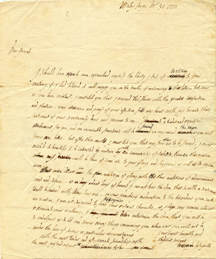 1777 letter